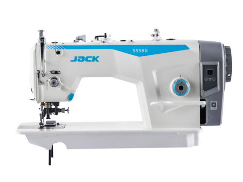 Lockstitch with edge cutter and pipping device