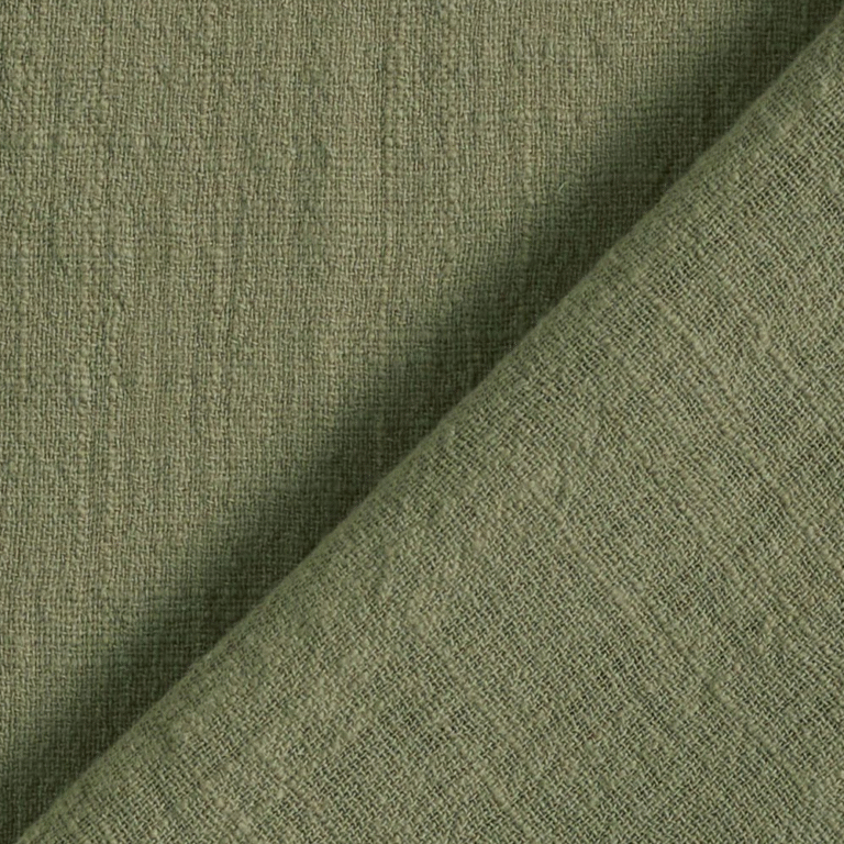Linen look cotton fabric