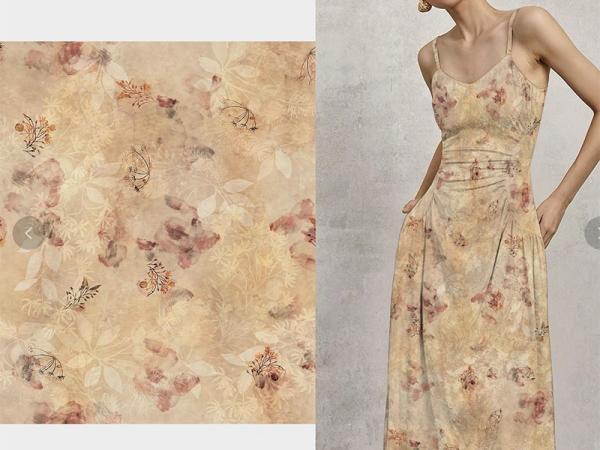Rayon Digital Printed Fabric